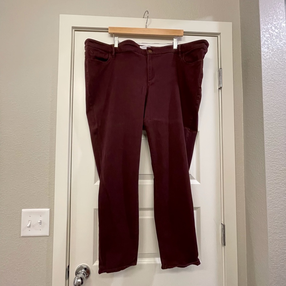 Loft Twill Pants - stretchy, skinny, and used.